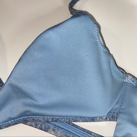 Garage blue bikini set: XS top, L bottoms - Picture 3 of 7